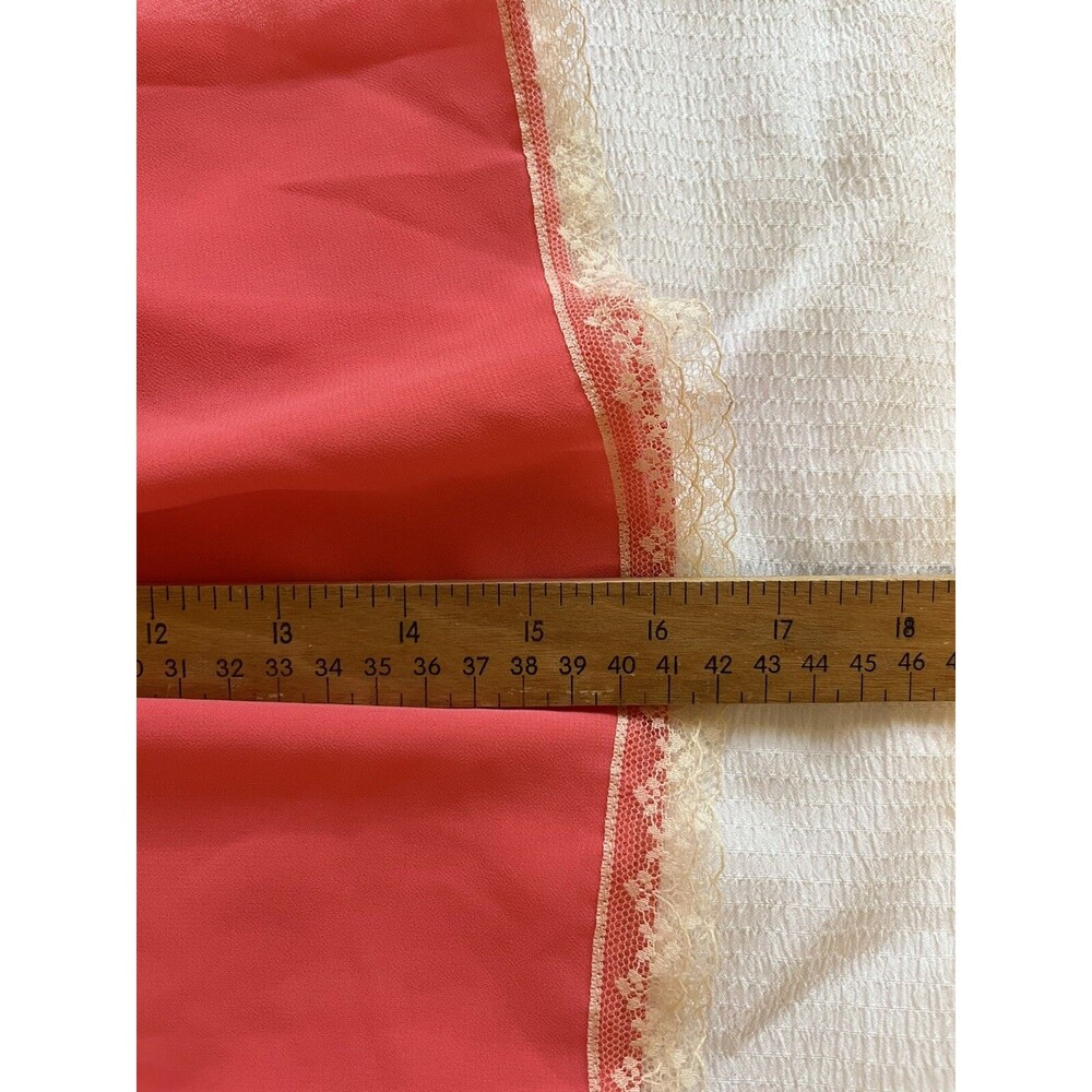 Victoria's Secret Babydoll Chamise Lingerie Y2K Sheer Size Medium Pink Coral - Picture 6 of 6